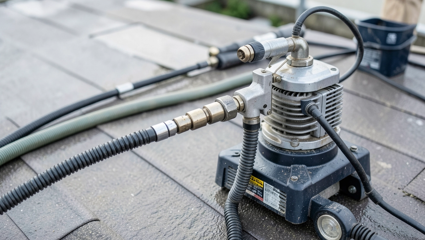 Agregat do malowania dachów