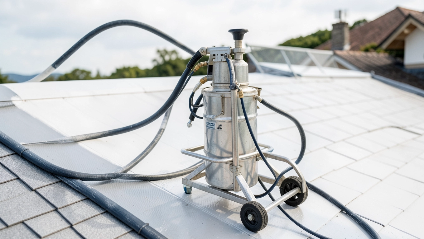 Agregat do malowania dachu