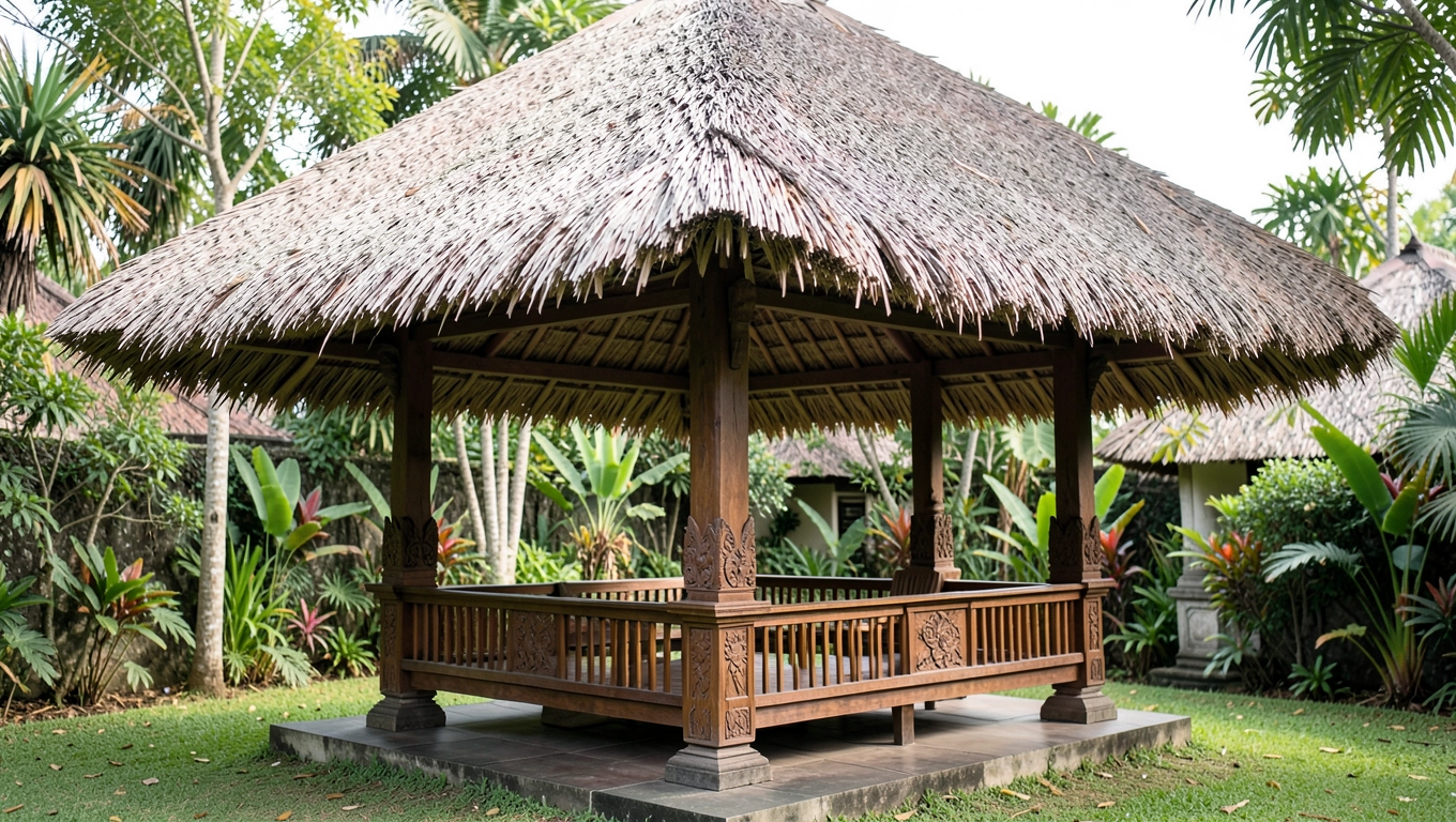 Altana z bali dwuspadowa