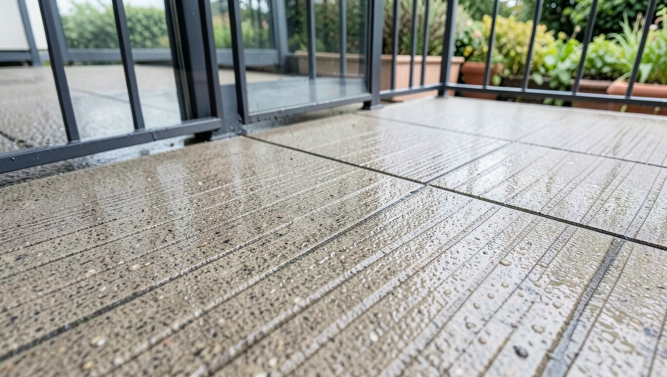 Antypoślizg płytek tarasowych zewnętrznych