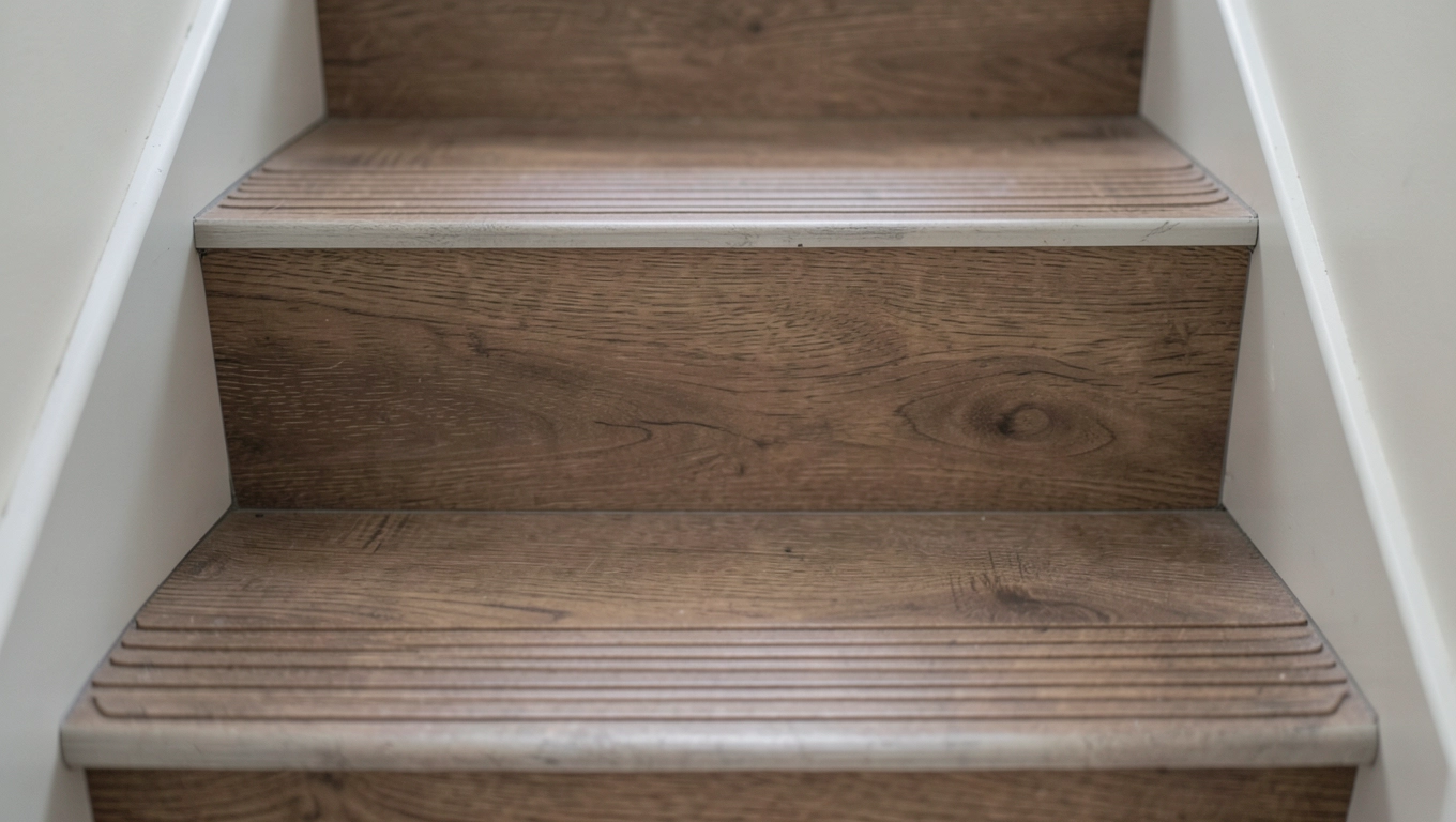 Antypoślizgowe płytki drewnopodobne na schody