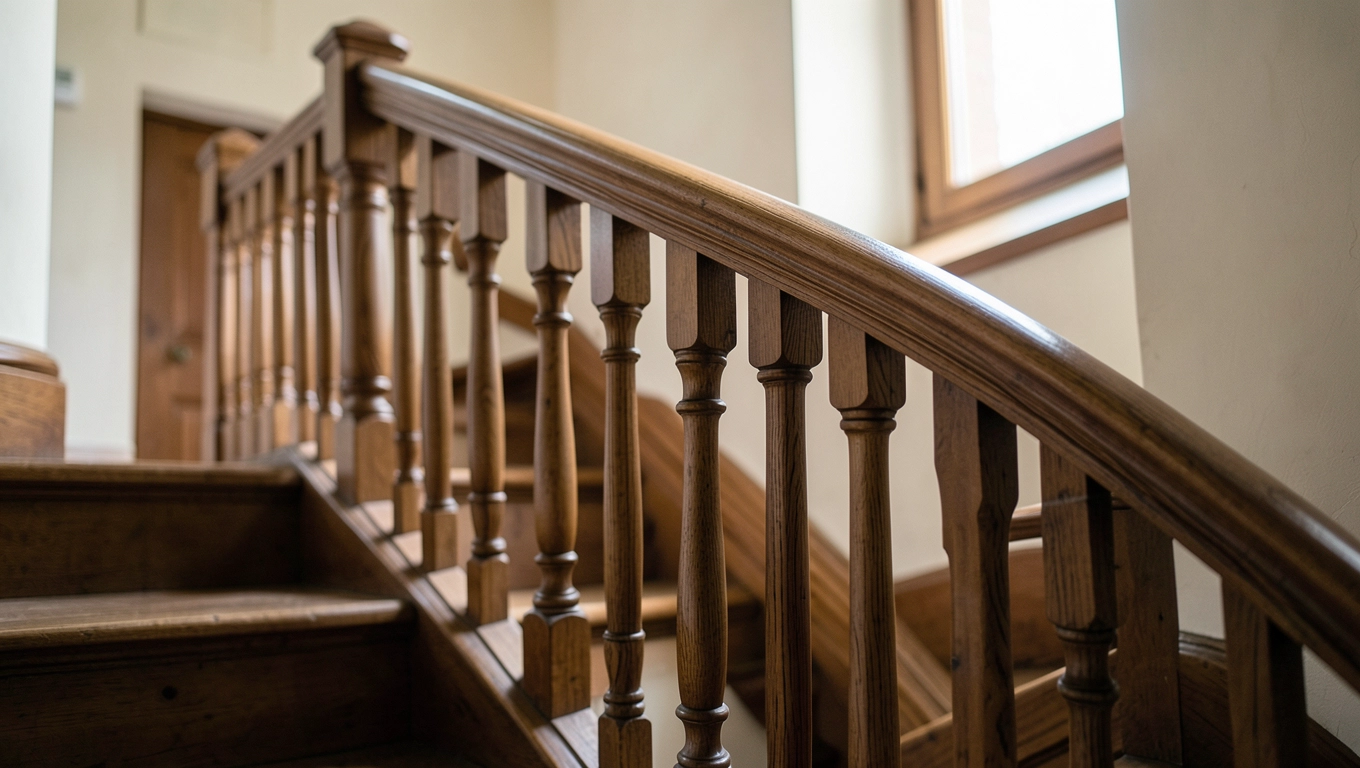 Balustrada drewniana schody wewnętrzne cena za metr Wrocław