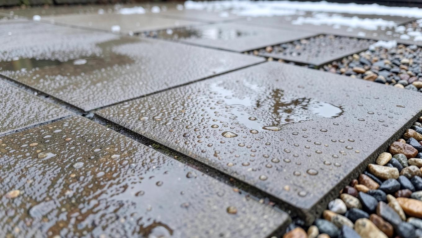 Bezpieczeństwo antypoślizgowych płytek na tarasie bez zadaszenia