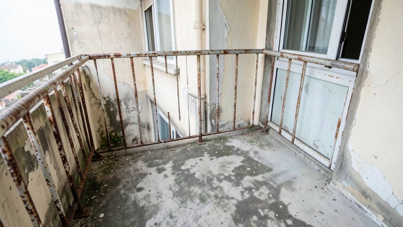 Brak zgody na remont balkonu