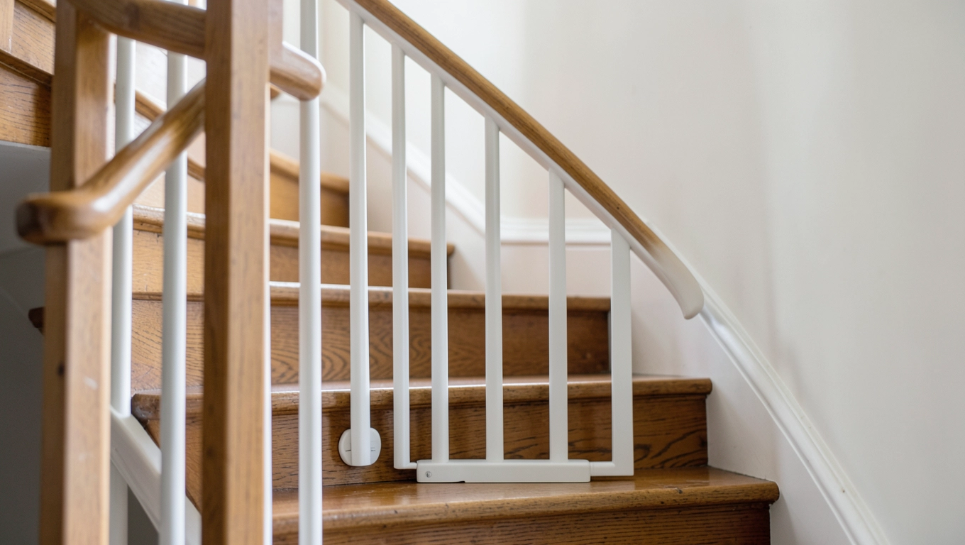 Bramki na schody dla dzieci bez wiercenia