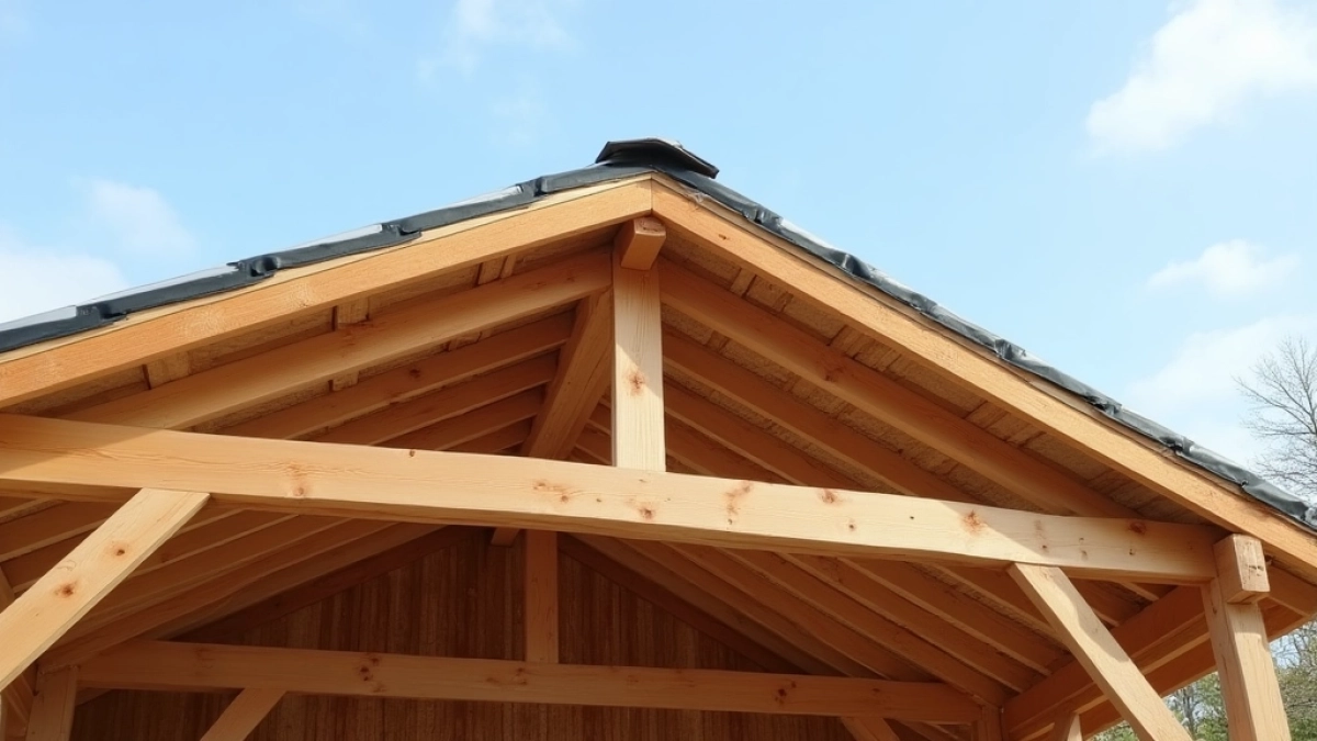 budowa dachu jednospadowego