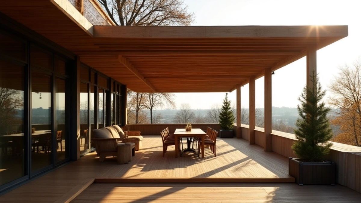 Cena drewna na zadaszenie tarasu Łódź