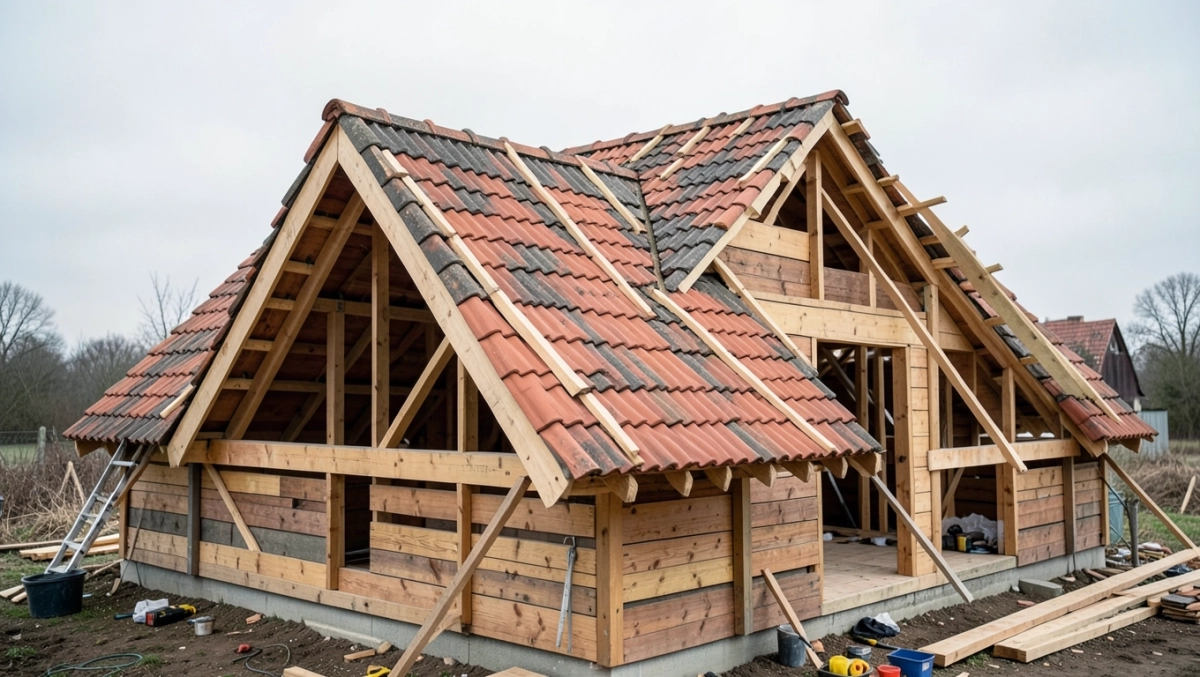 Cena robocizny dachu dwuspadowego