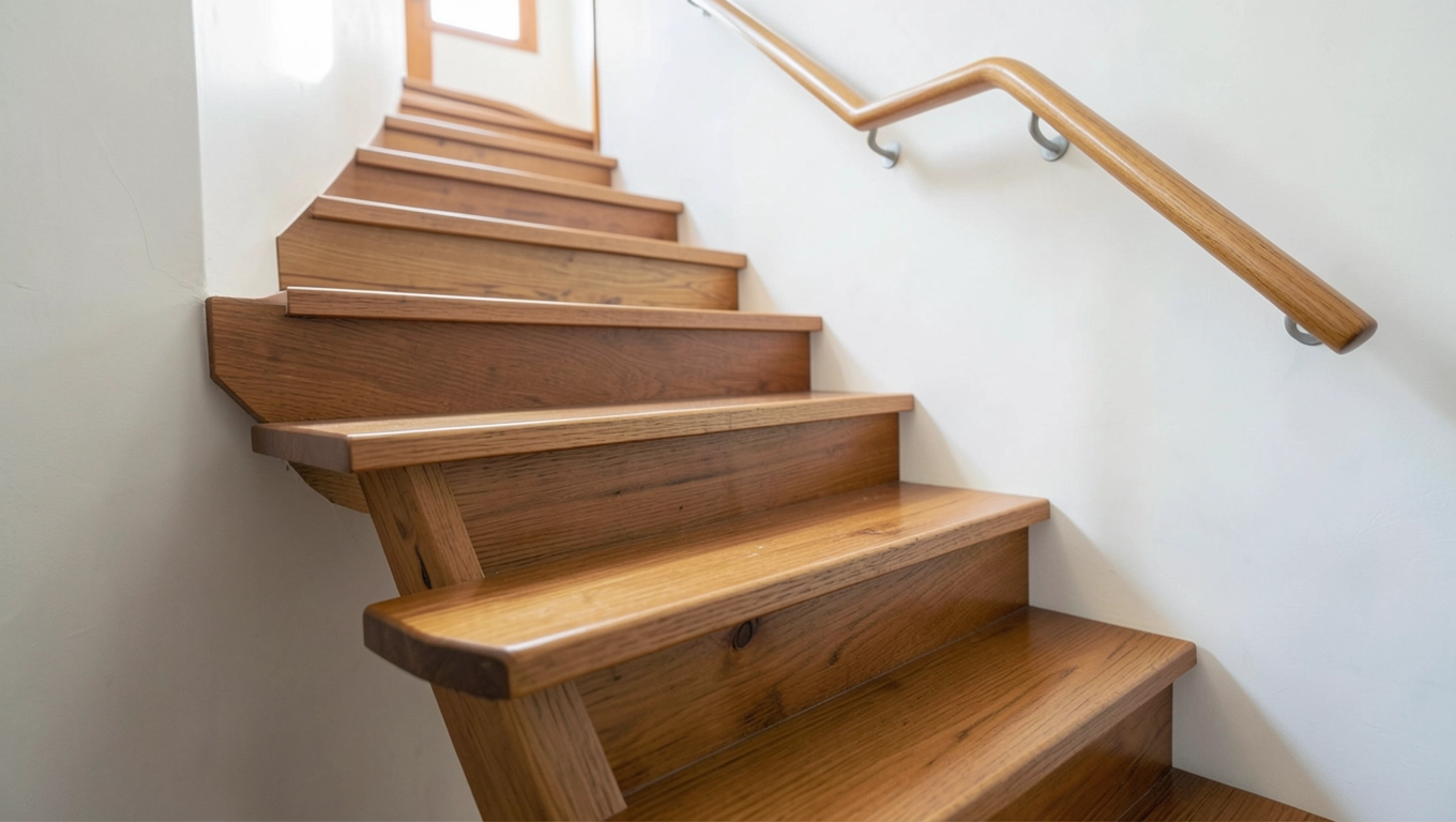 Cena schodów drewnianych samonośnych
