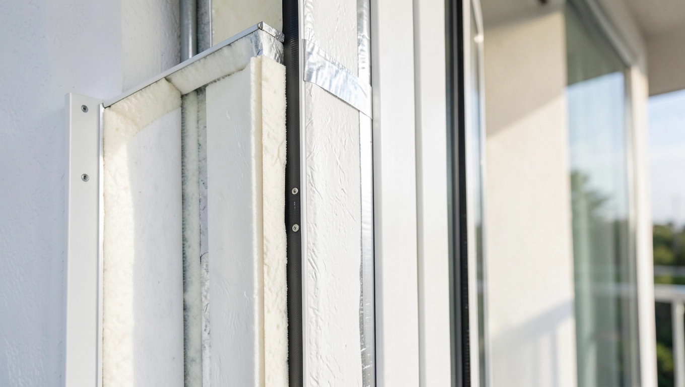 Ciepły montaż drzwi balkonowych