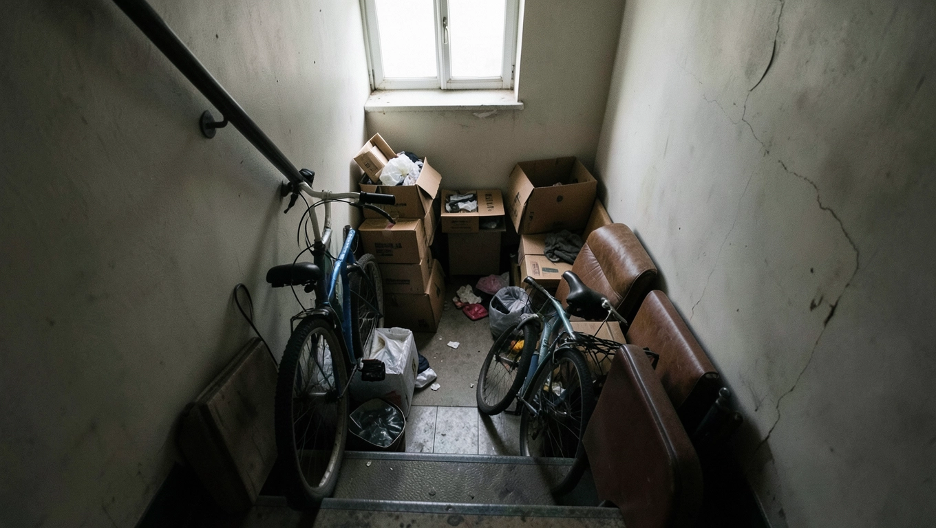 Co grozi za trzymanie rzeczy na klatce schodowej