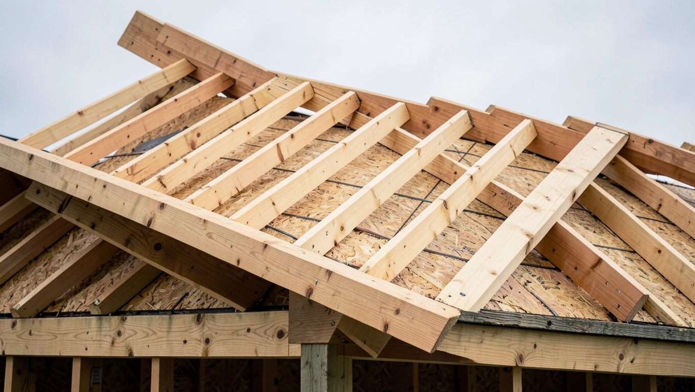 Co ile krokwie na dachu jednospadowym