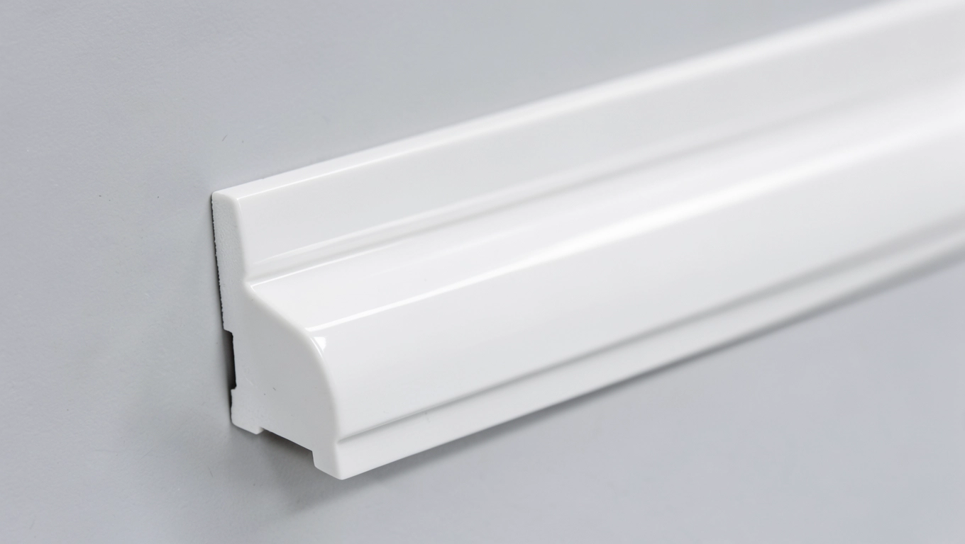 Cokół schodowy biały