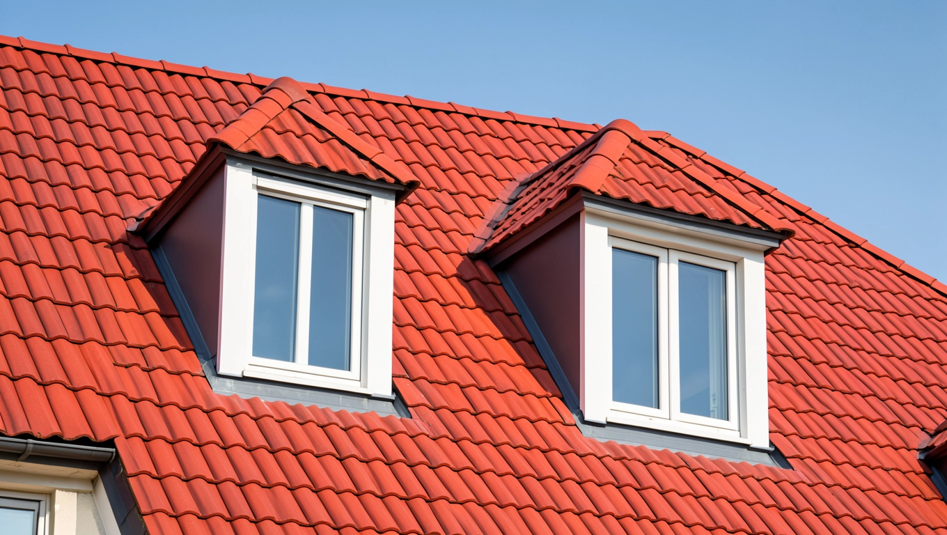 Czerwony dach jakie okna