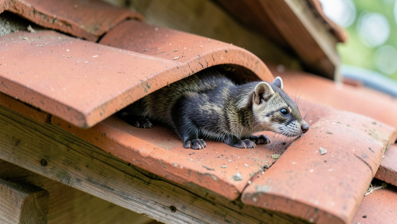 Czy kuna wejdzie pod dachówkę