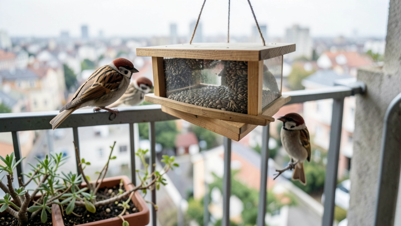 Czy można mieć karmnik na balkonie