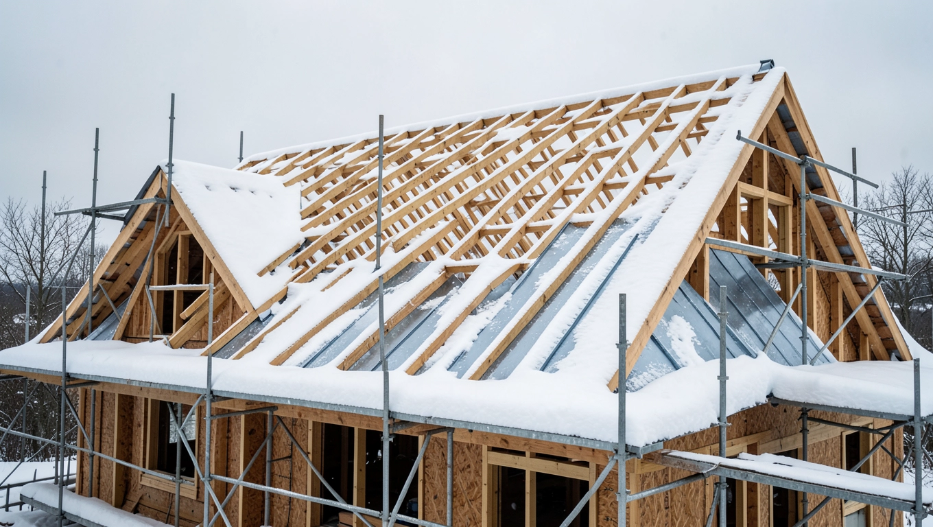 Czy można robić dach w zimie