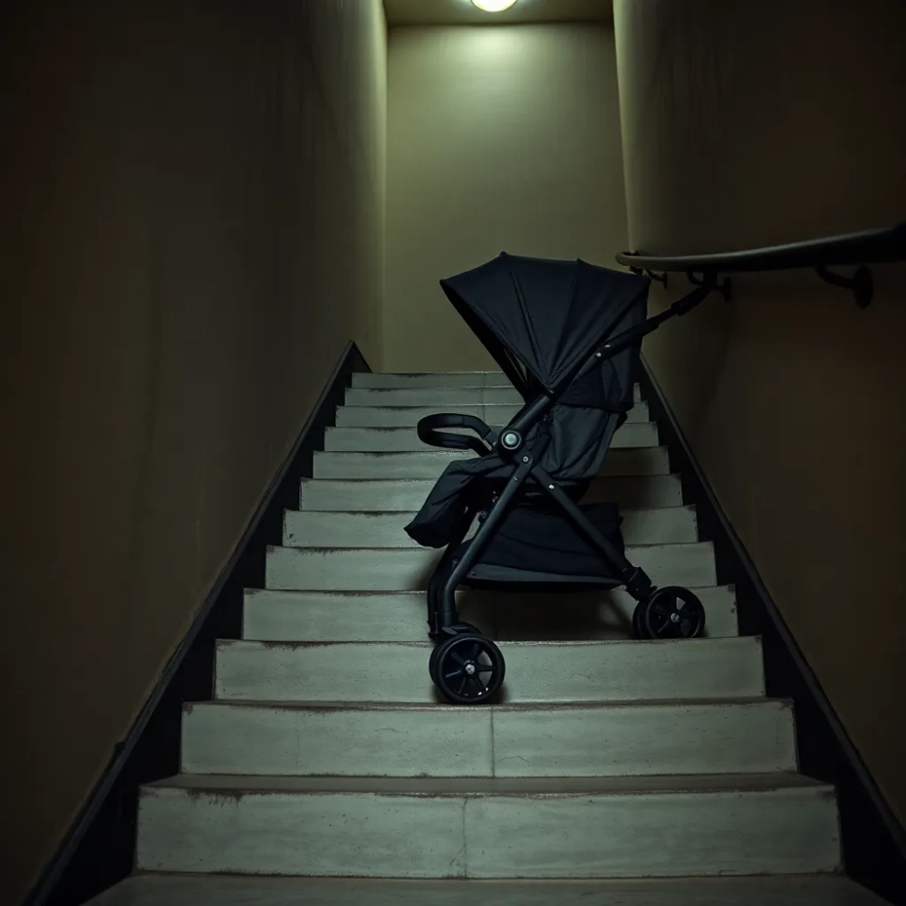 Czy można trzymać wózek na klatce schodowej