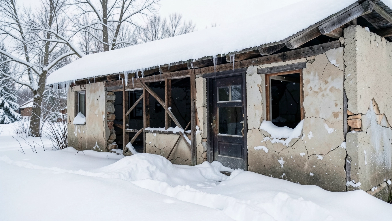 Czy można zostawić dom bez dachu na zimę