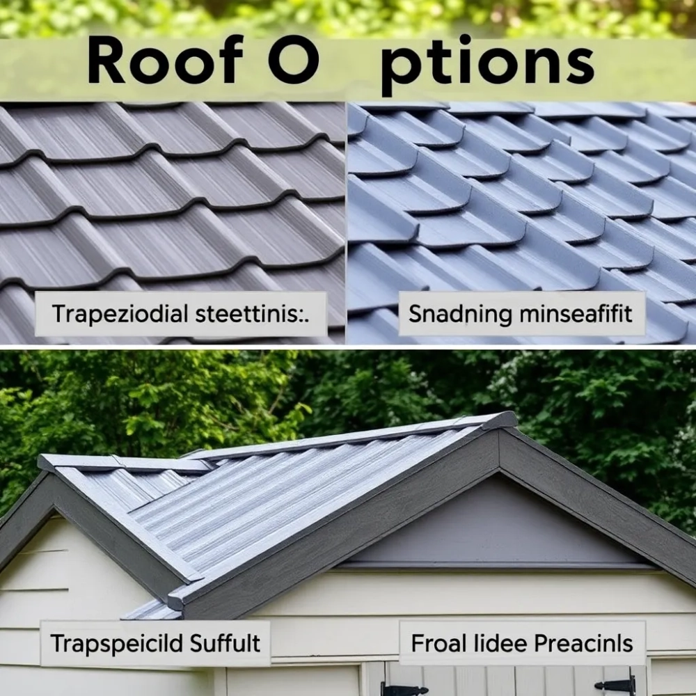 Czym pokryć dach domku na działce