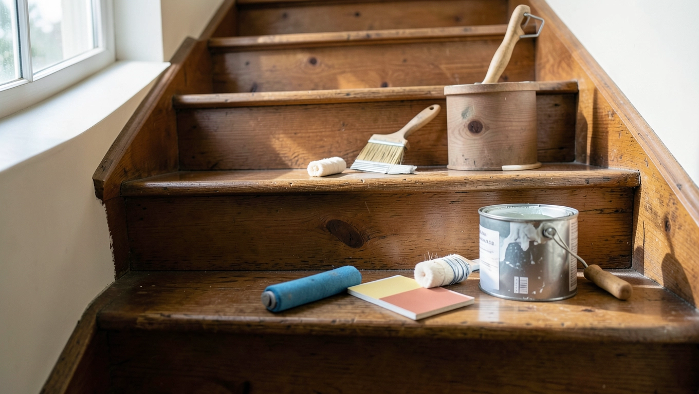 Czym pomalować schody