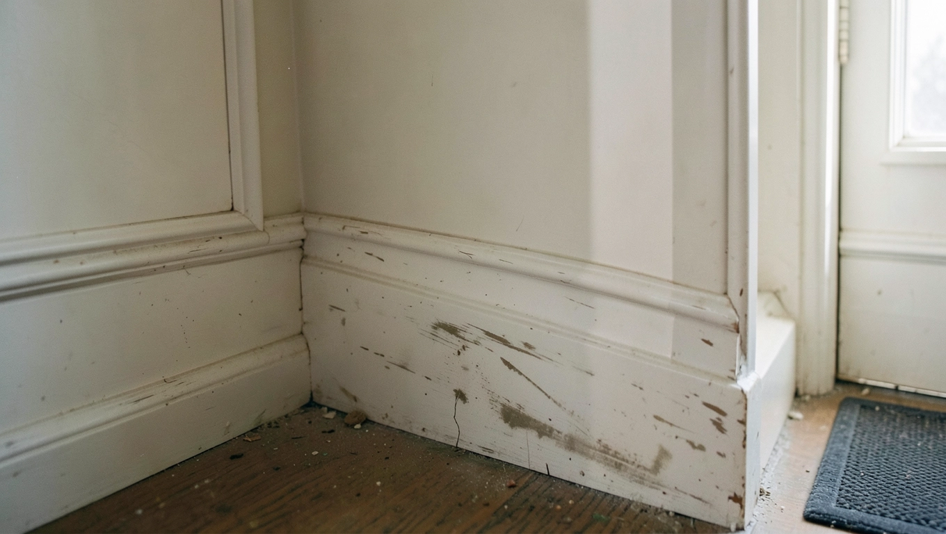 Czym umyc lamperie na klatce schodowej