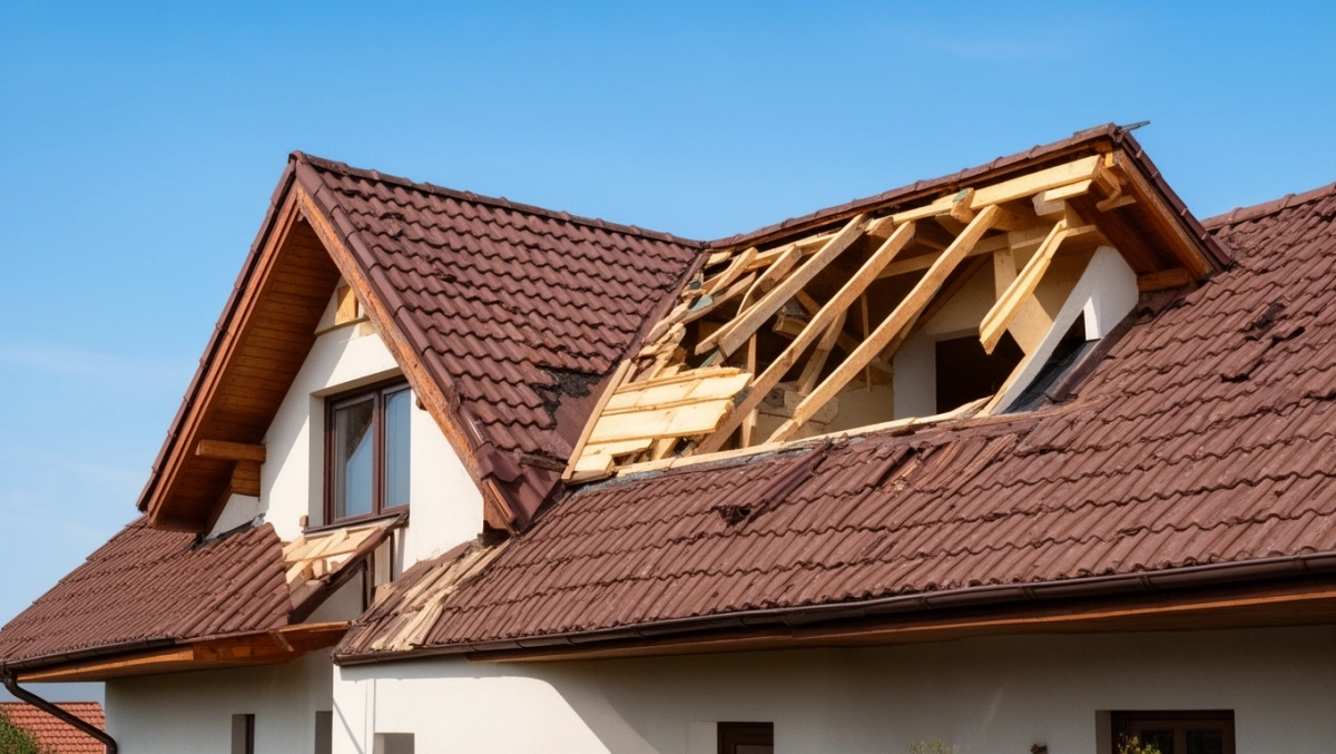Dach dwuspadowy łamany