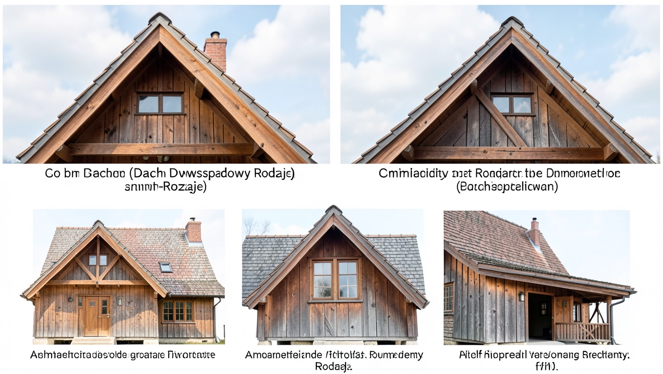 Dach dwuspadowy rodzaje