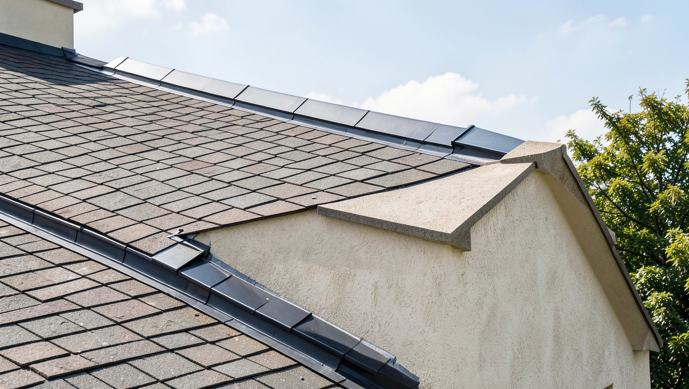 dach jednospadowy z attyką