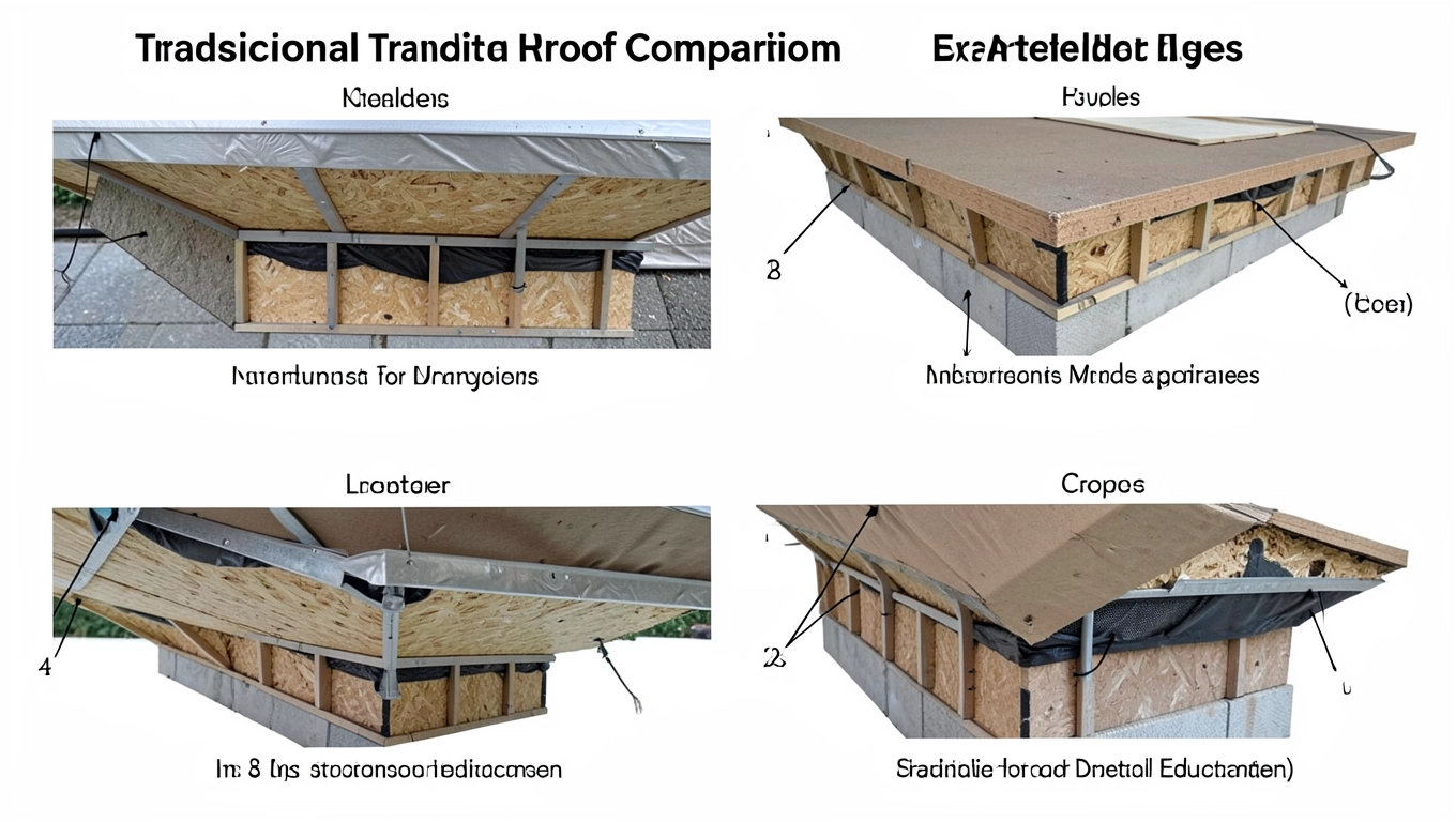 Dach odwrócony a tradycyjny