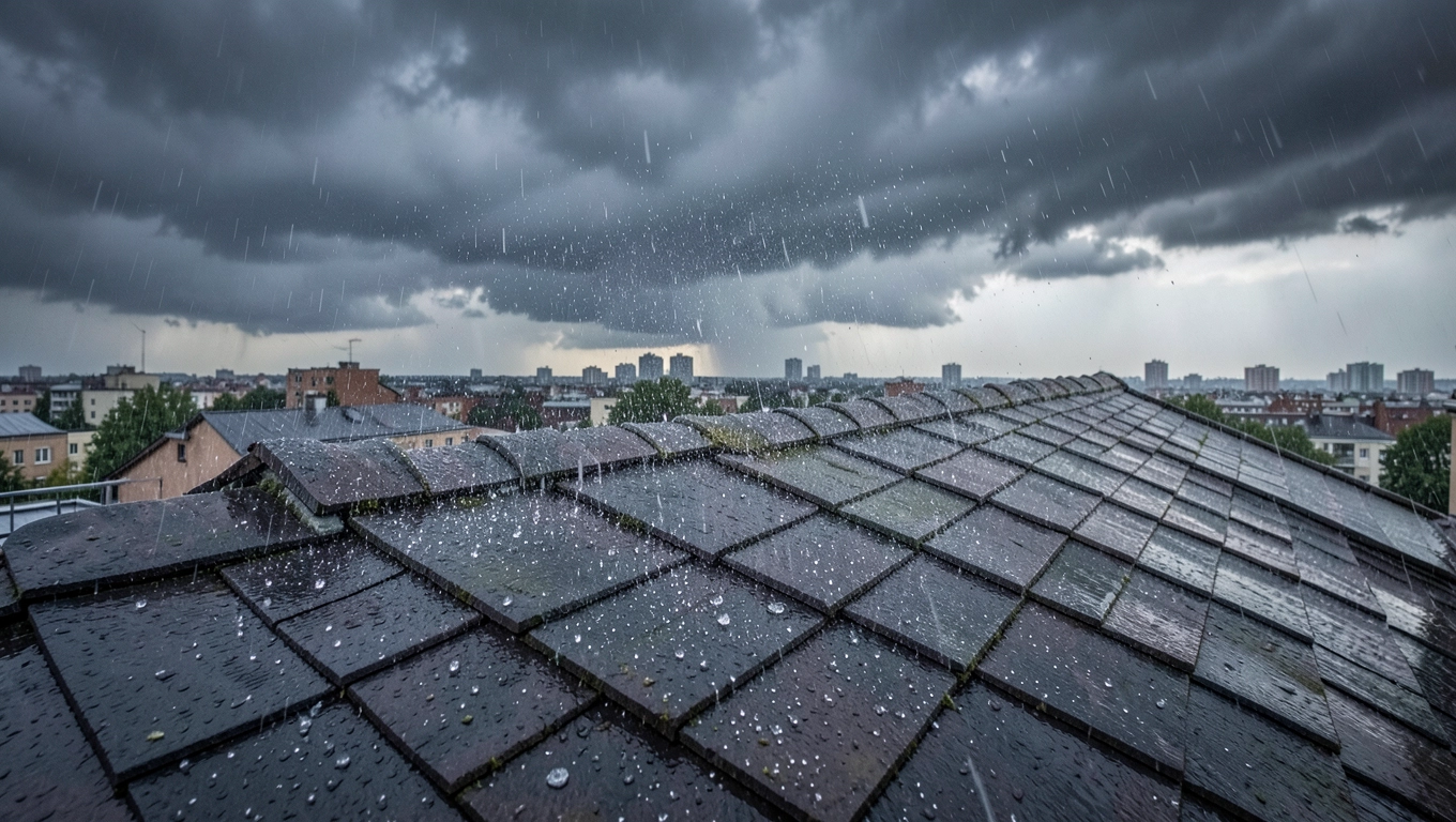 Dach panoramiczny a gradobicie