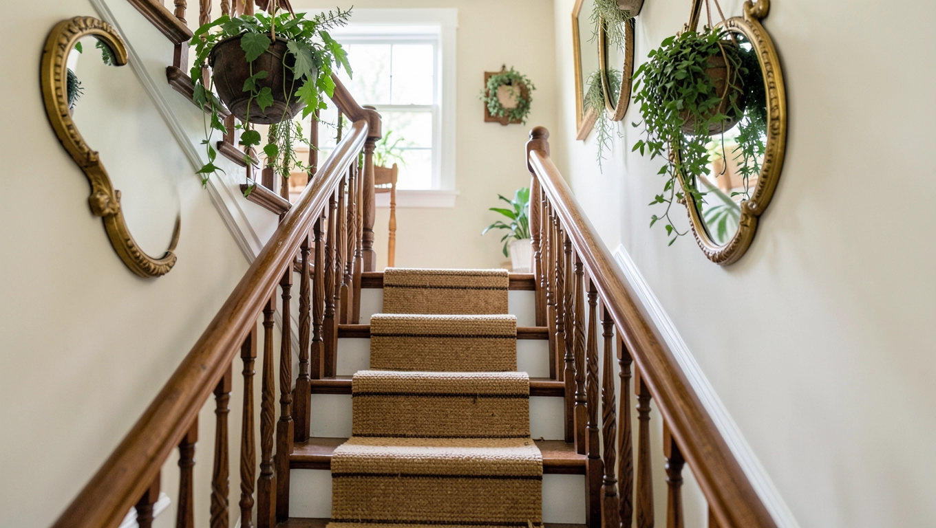 Dekoracja klatki schodowej w domu