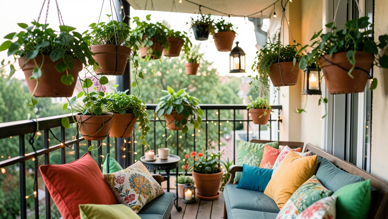 Dekoracje na balkon i taras