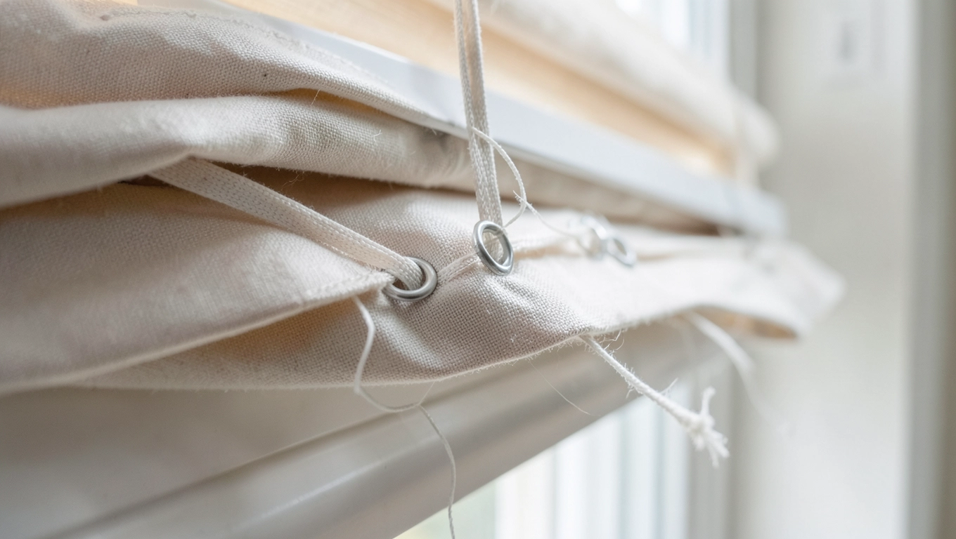 Demontaż rolety rzymskiej