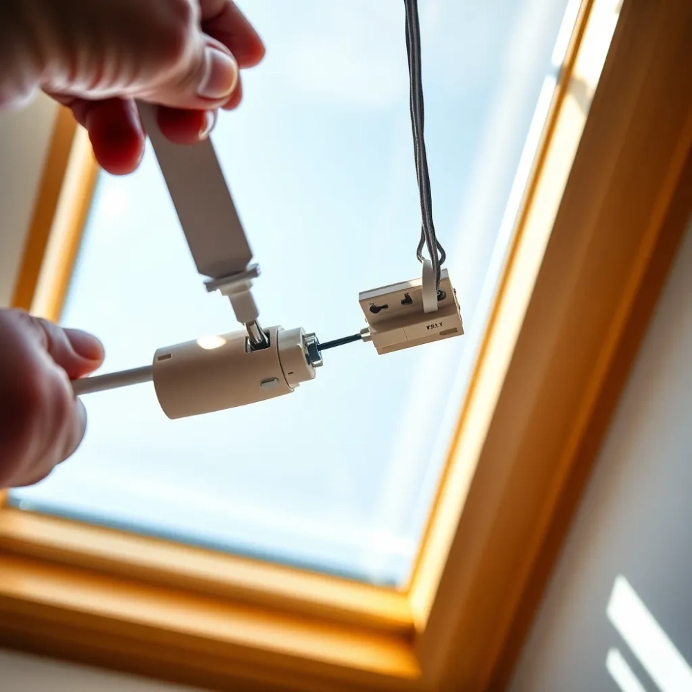 Demontaż rolety VELUX