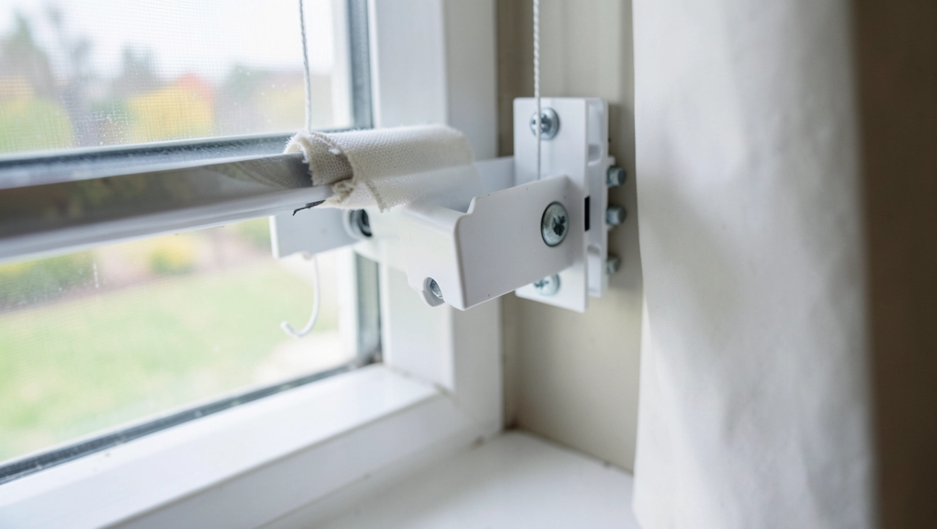 Demontaż rolety wewnętrznej