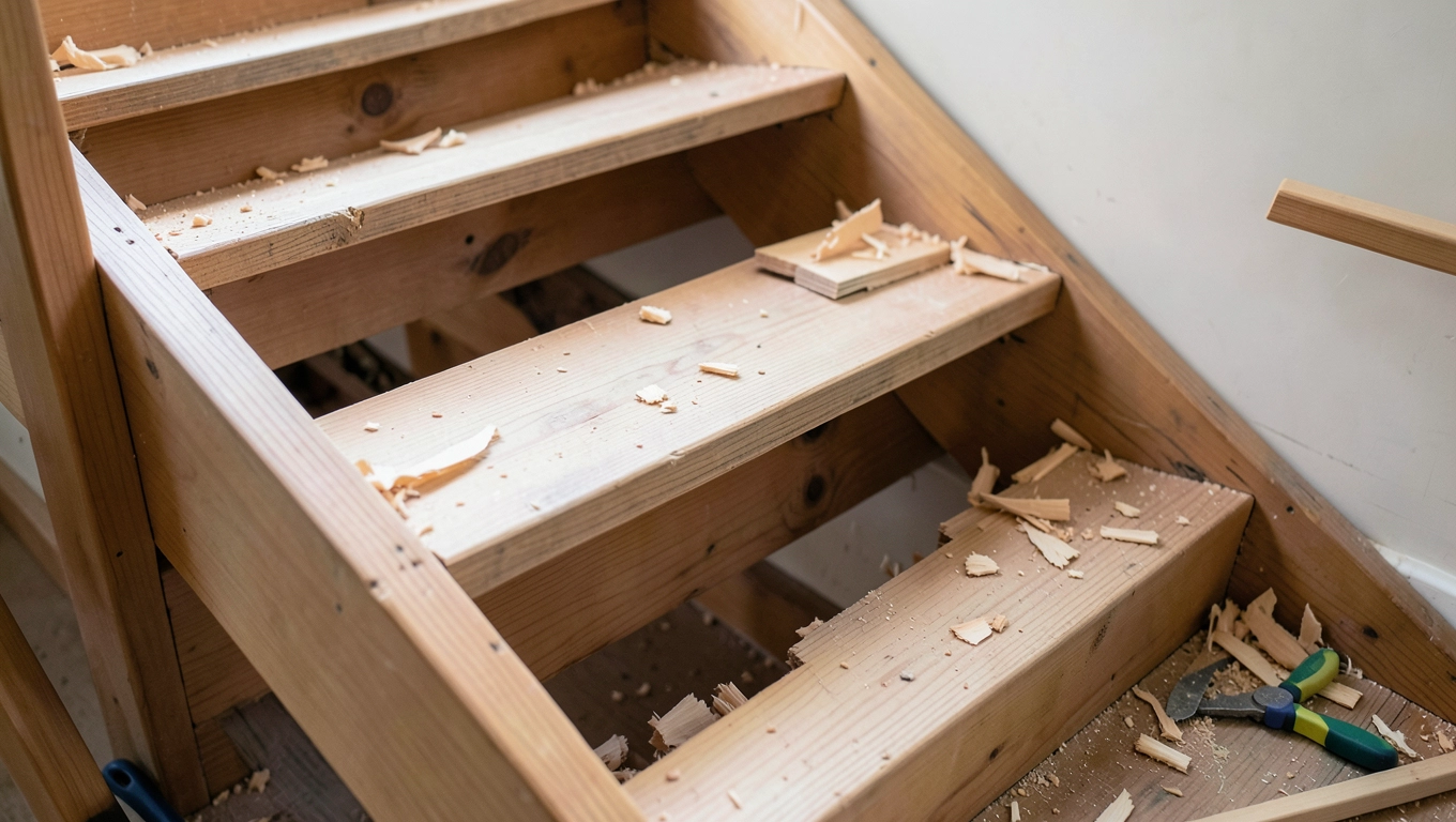 Demontaż schodów drewnianych cena