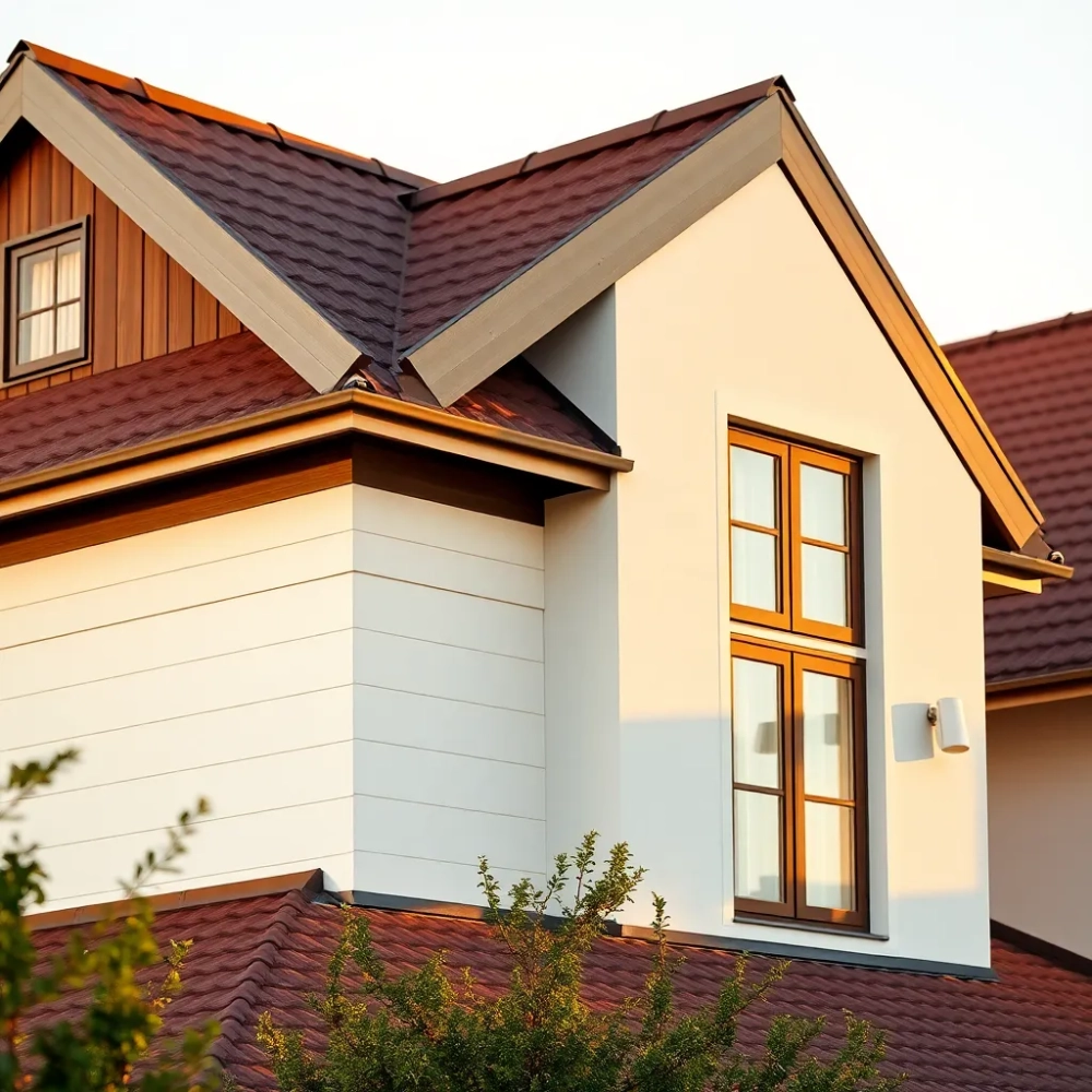 Dom z dachem dwuspadowym archon