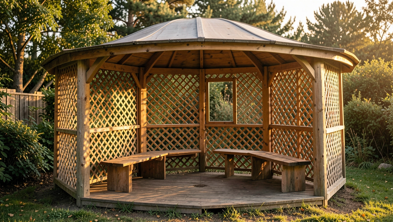 Domek altana na działkę