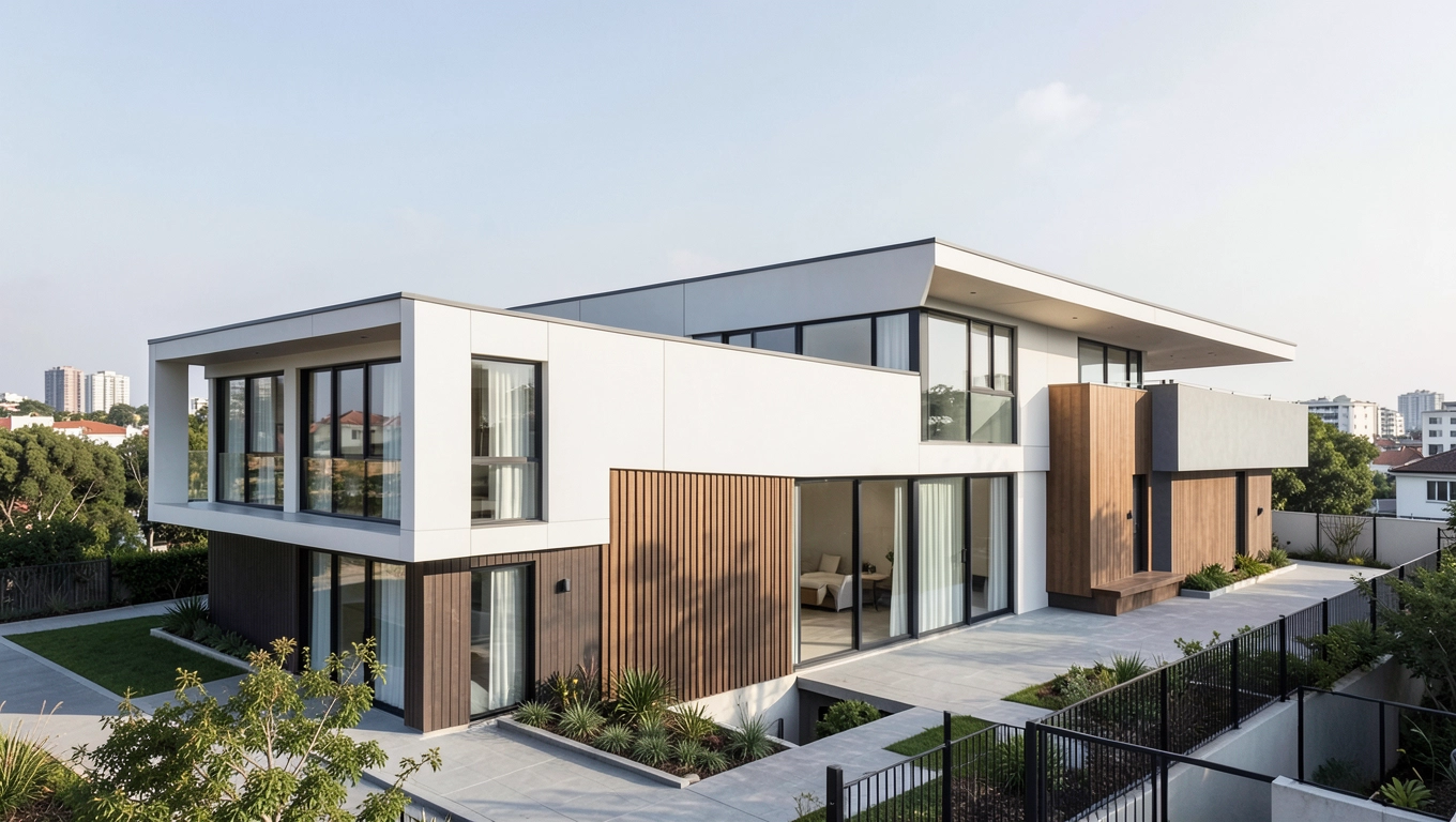 Domy z płaskim dachem projekty