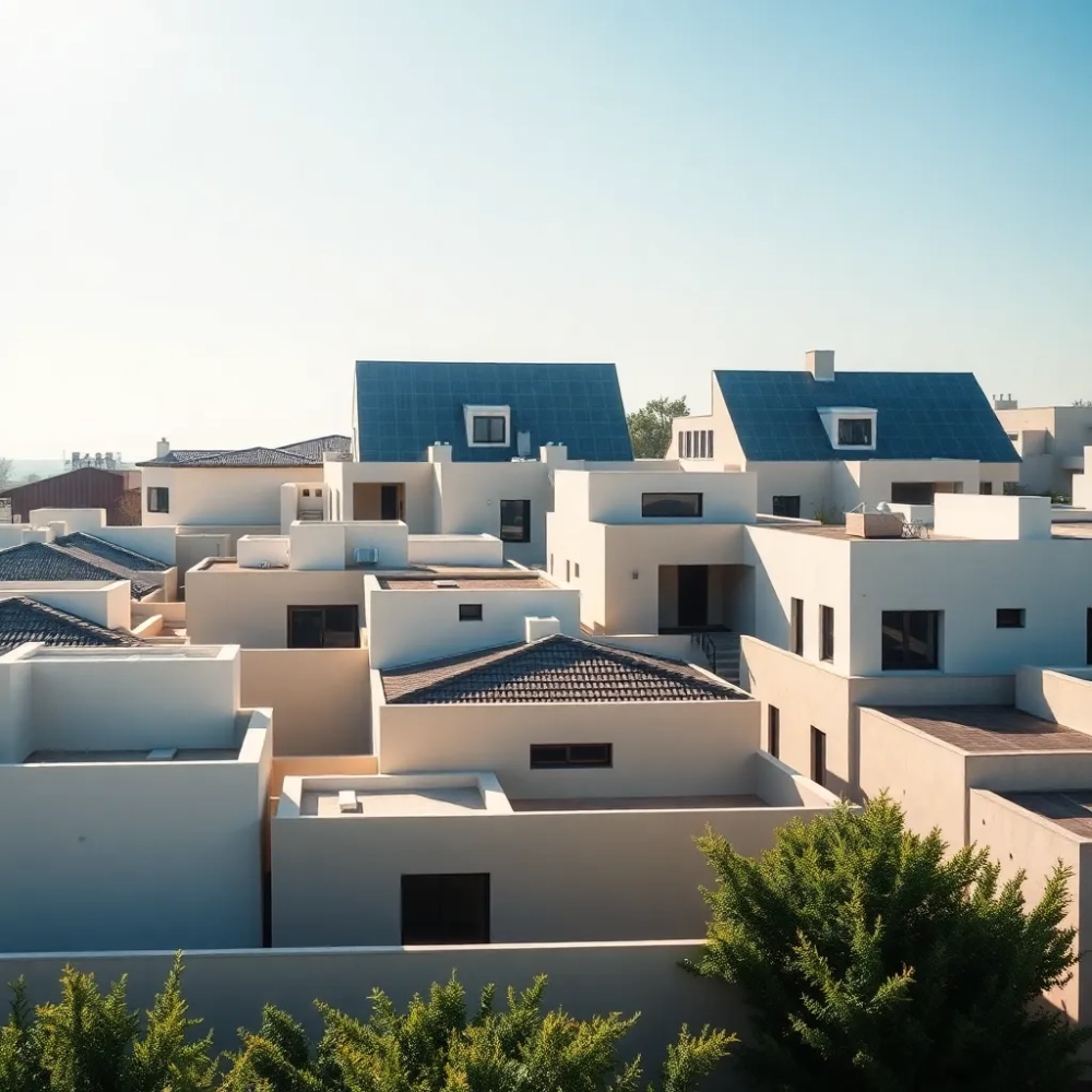 domy z płaskim dachem