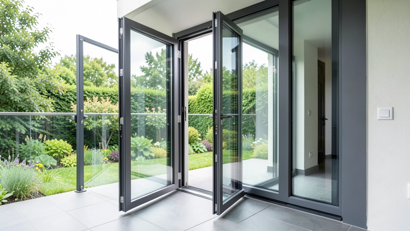 drzwi tarasowe otwierane na zewnątrz