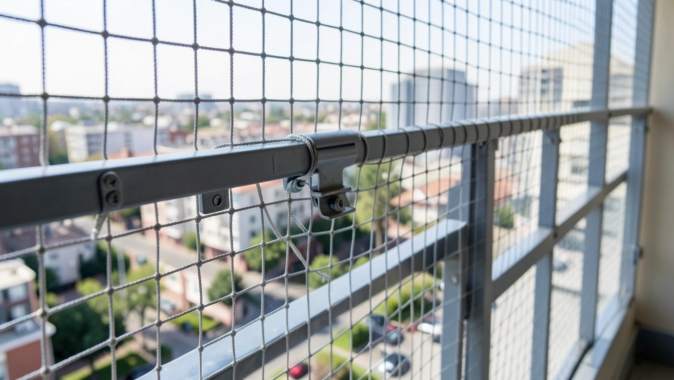 Firma montująca siatki na balkonie