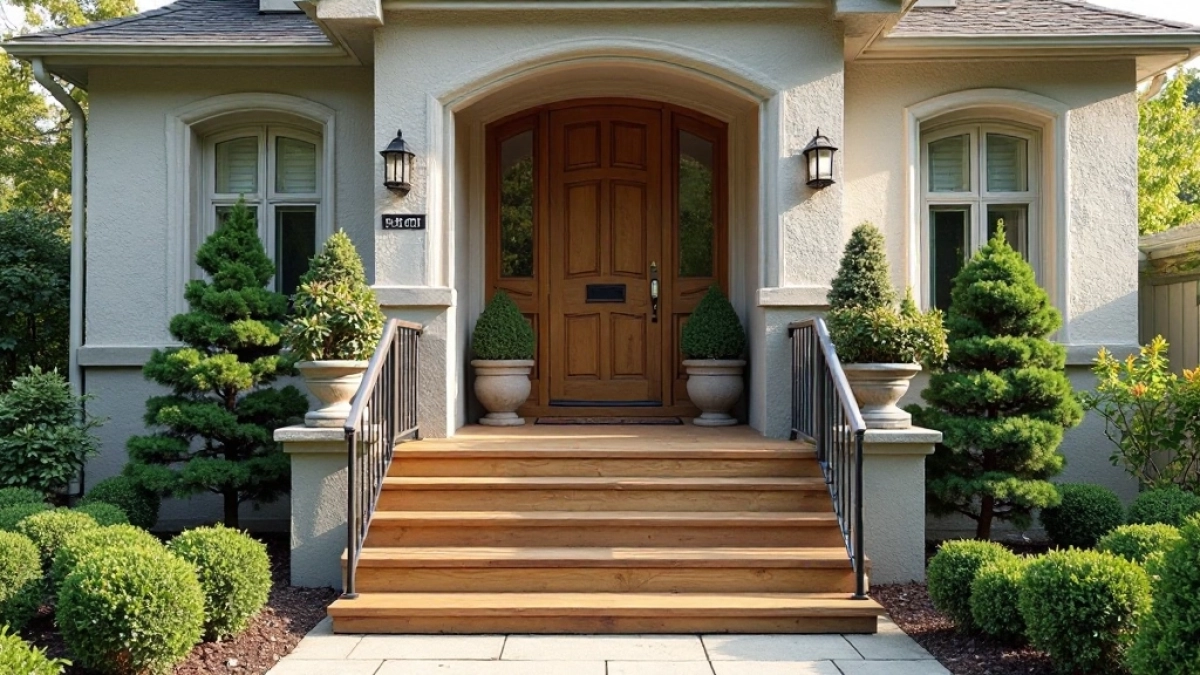 ganek wejście do domu inspiracje