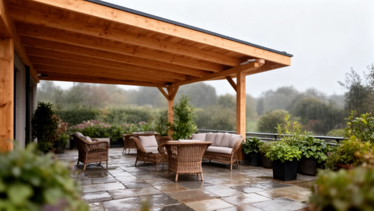 Gotowy projekt zadaszenia tarasu