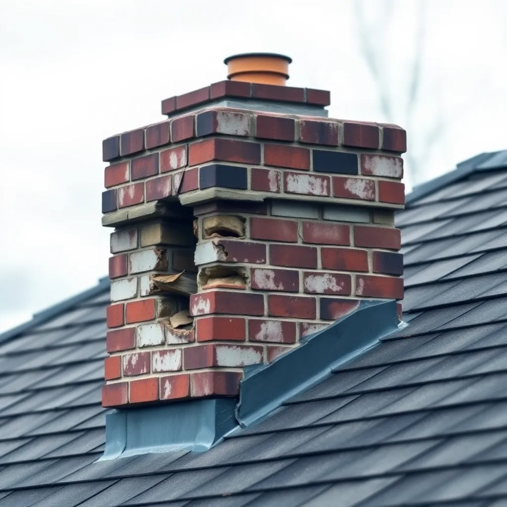 Ile kosztuje naprawa komina na dachu
