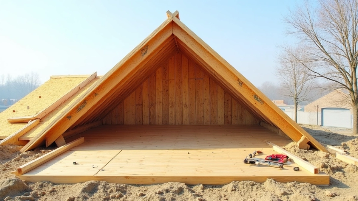 Jak deskować dach dwuspadowy