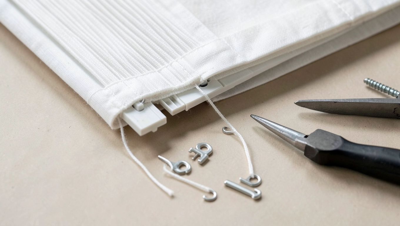 Jak naprawić roletę plisowaną