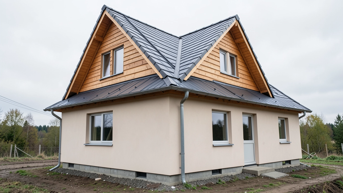 Jak obliczyć kubaturę budynku z dachem dwuspadowym