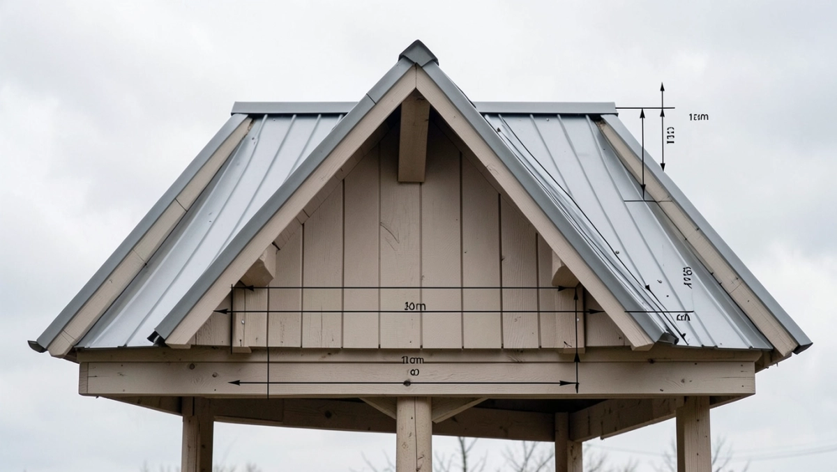 jak obliczyć metry kwadratowe dachu dwuspadowego